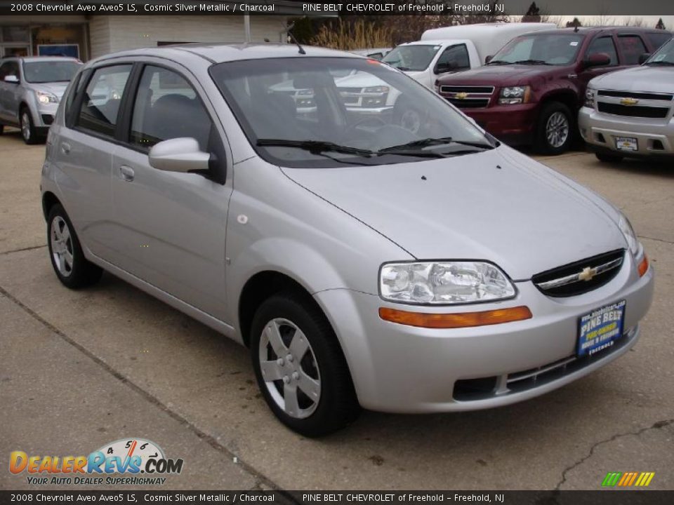 2008 Chevrolet Aveo Aveo5 LS Cosmic Silver Metallic / Charcoal Photo #3