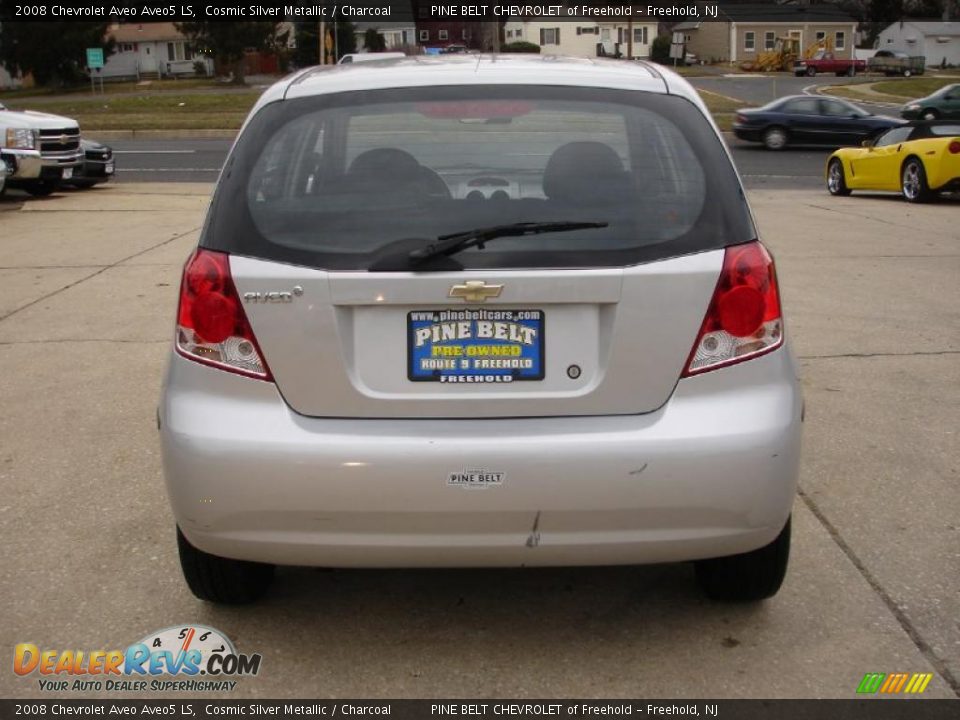 2008 Chevrolet Aveo Aveo5 LS Cosmic Silver Metallic / Charcoal Photo #5