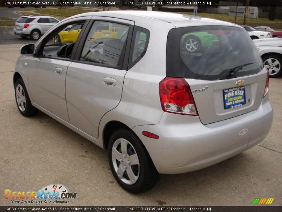 2008 Chevrolet Aveo Aveo5 LS Cosmic Silver Metallic / Charcoal Photo #6
