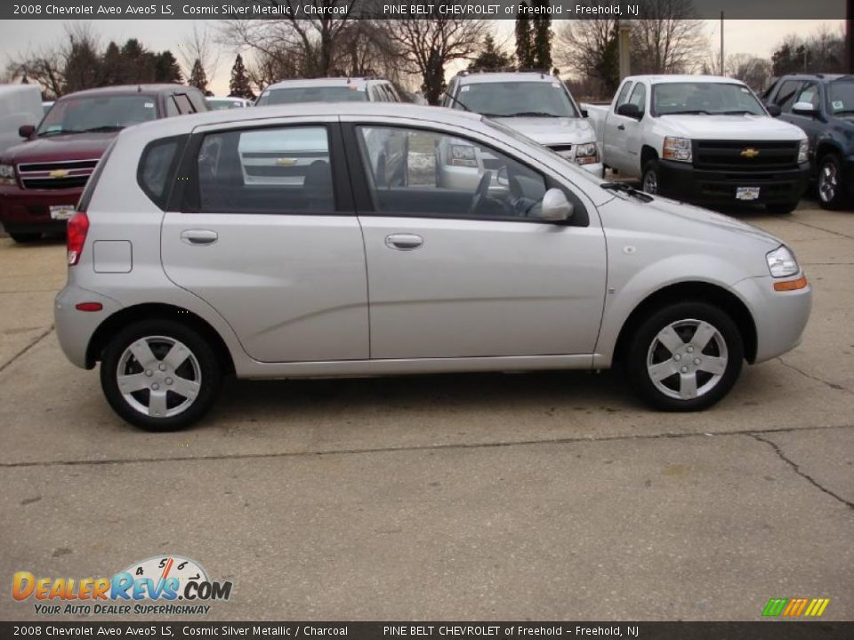 2008 Chevrolet Aveo Aveo5 LS Cosmic Silver Metallic / Charcoal Photo #7