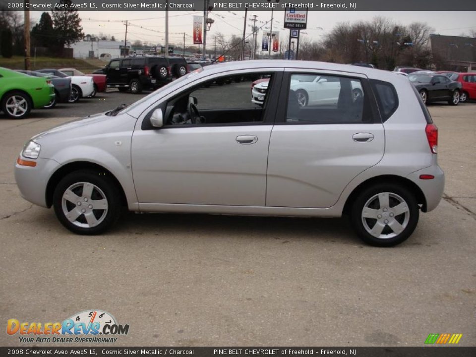 2008 Chevrolet Aveo Aveo5 LS Cosmic Silver Metallic / Charcoal Photo #9