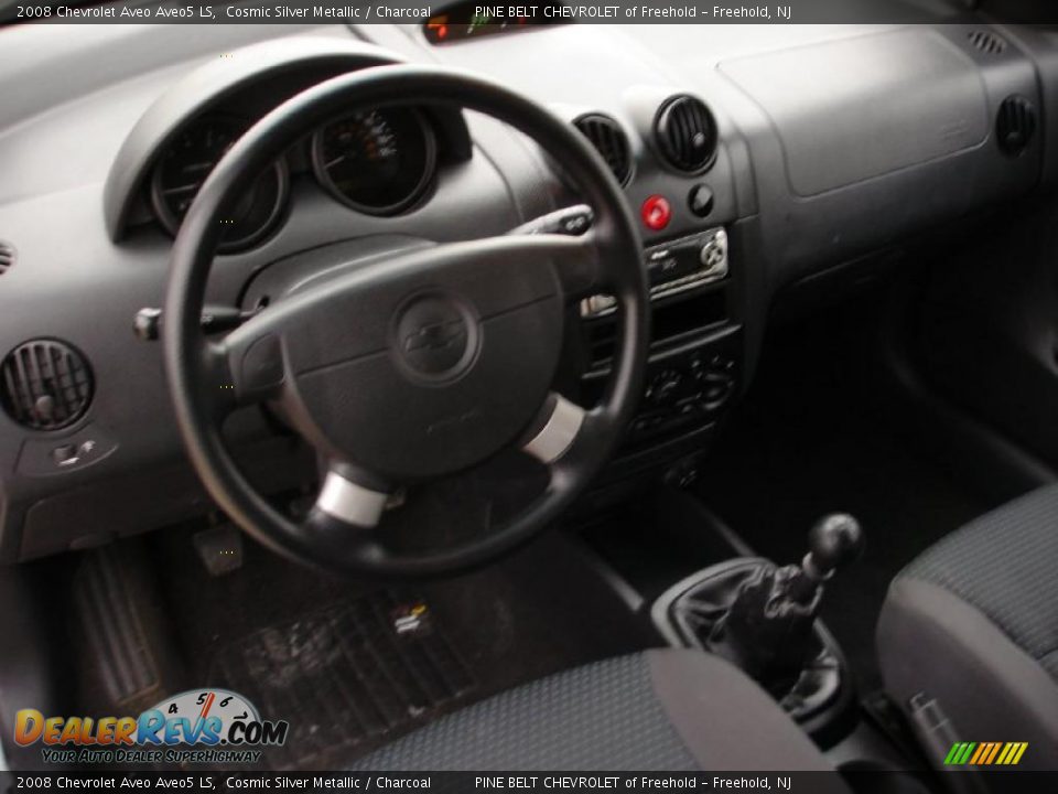 2008 Chevrolet Aveo Aveo5 LS Cosmic Silver Metallic / Charcoal Photo #12