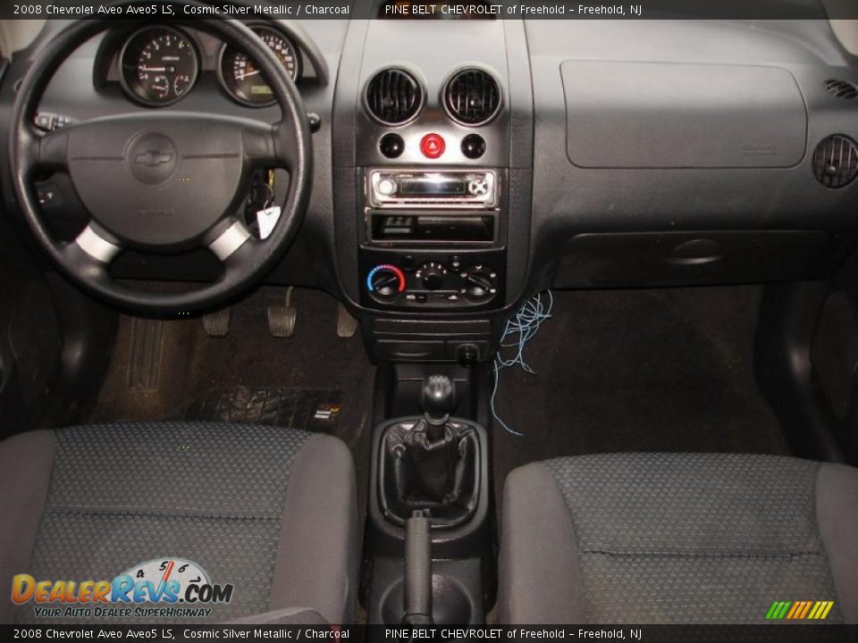 2008 Chevrolet Aveo Aveo5 LS Cosmic Silver Metallic / Charcoal Photo #14