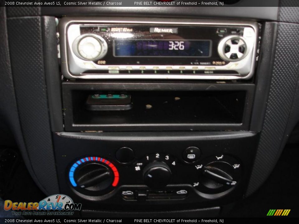 2008 Chevrolet Aveo Aveo5 LS Cosmic Silver Metallic / Charcoal Photo #15