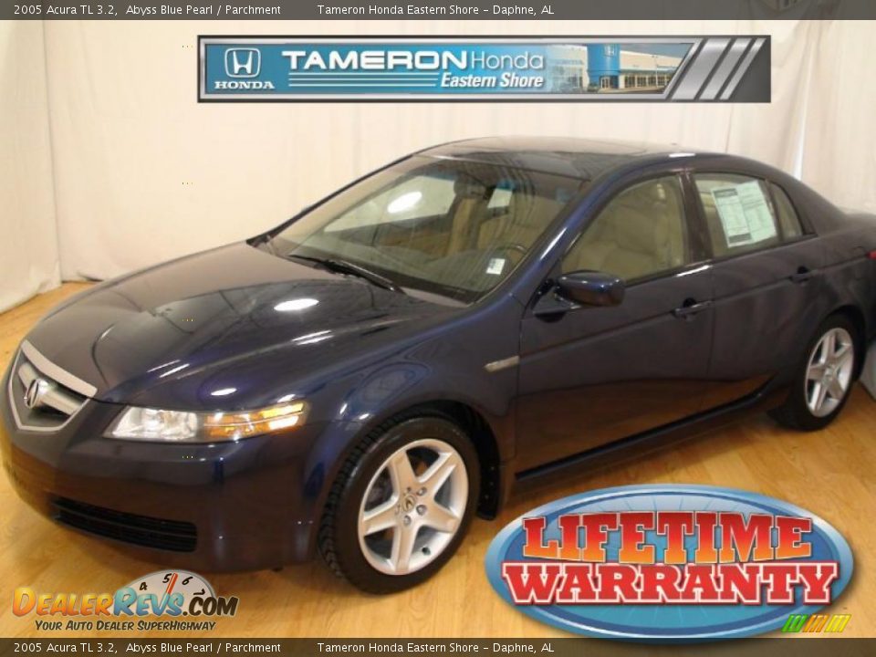 2005 Acura TL 3.2 Abyss Blue Pearl / Parchment Photo #1