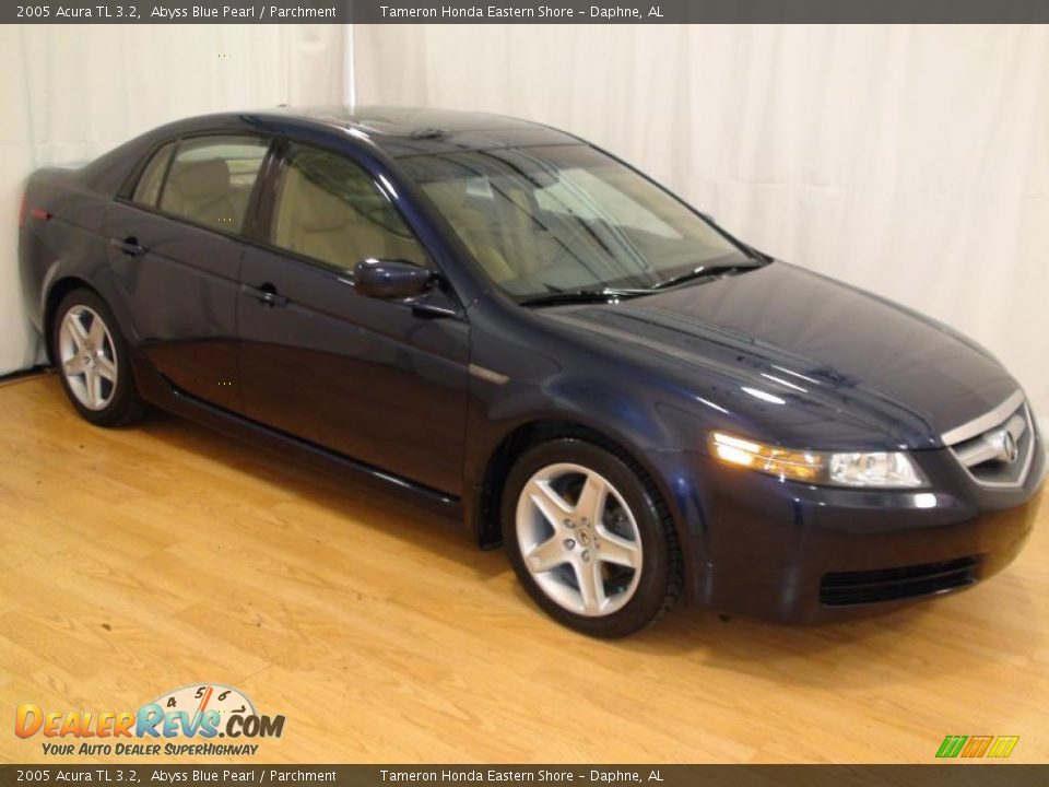 2005 Acura TL 3.2 Abyss Blue Pearl / Parchment Photo #3