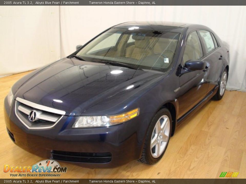 2005 Acura TL 3.2 Abyss Blue Pearl / Parchment Photo #5