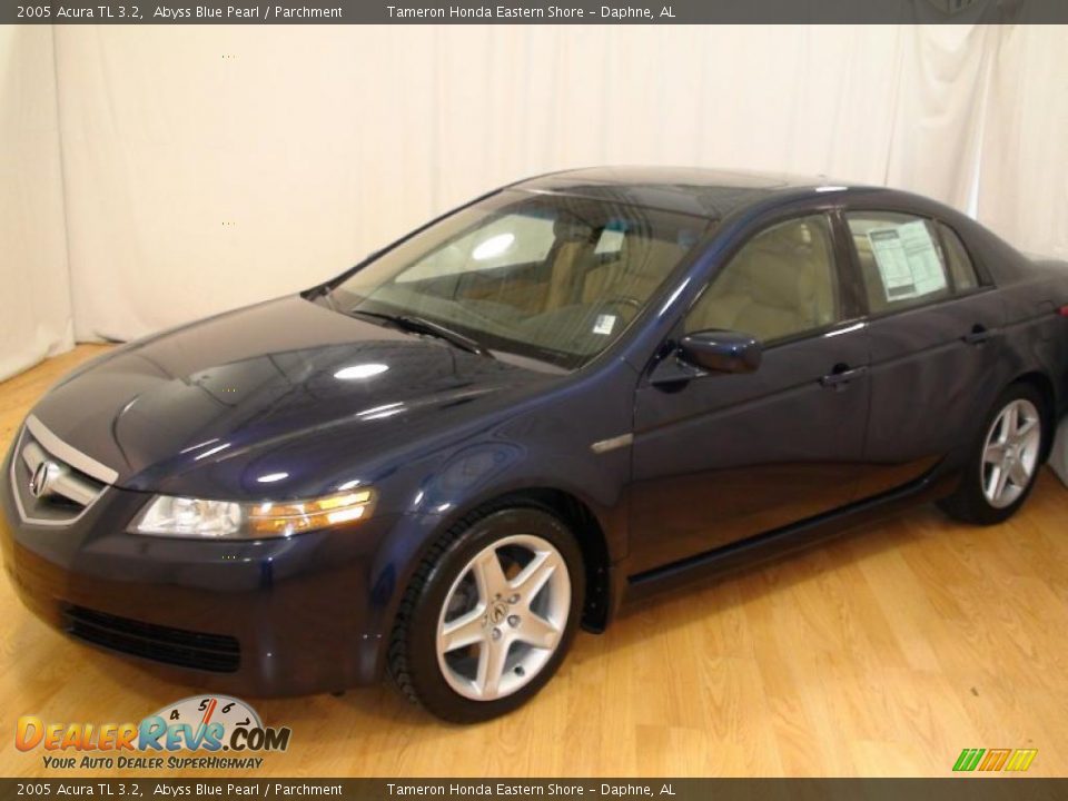 2005 Acura TL 3.2 Abyss Blue Pearl / Parchment Photo #7