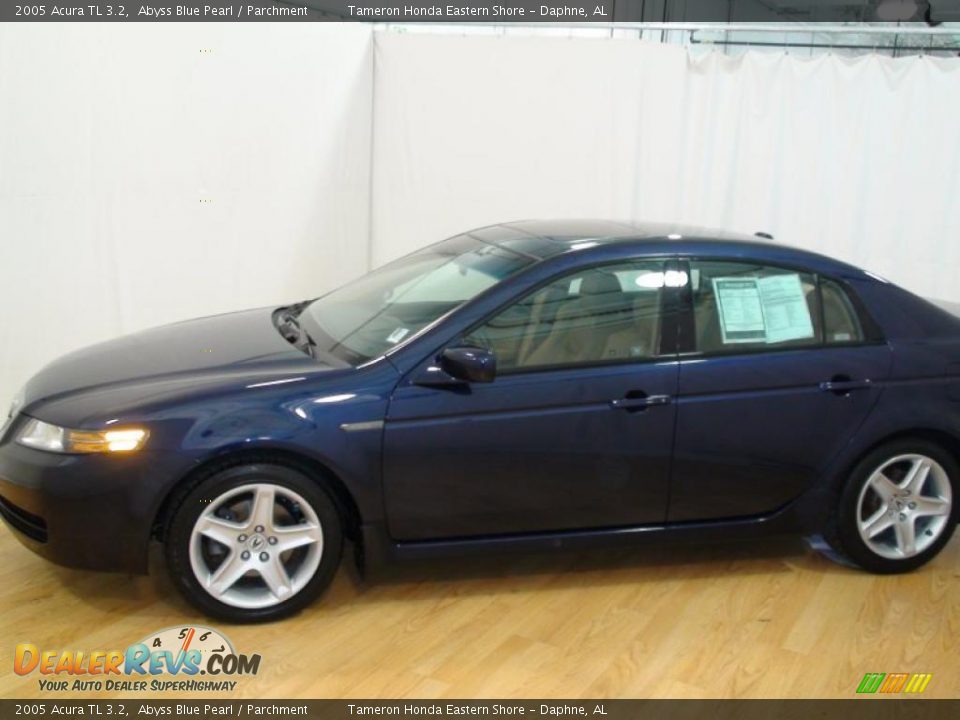 2005 Acura TL 3.2 Abyss Blue Pearl / Parchment Photo #8
