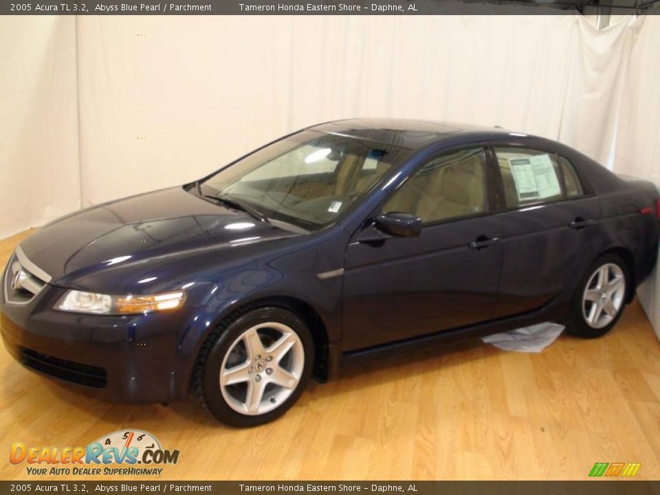 2005 Acura TL 3.2 Abyss Blue Pearl / Parchment Photo #9