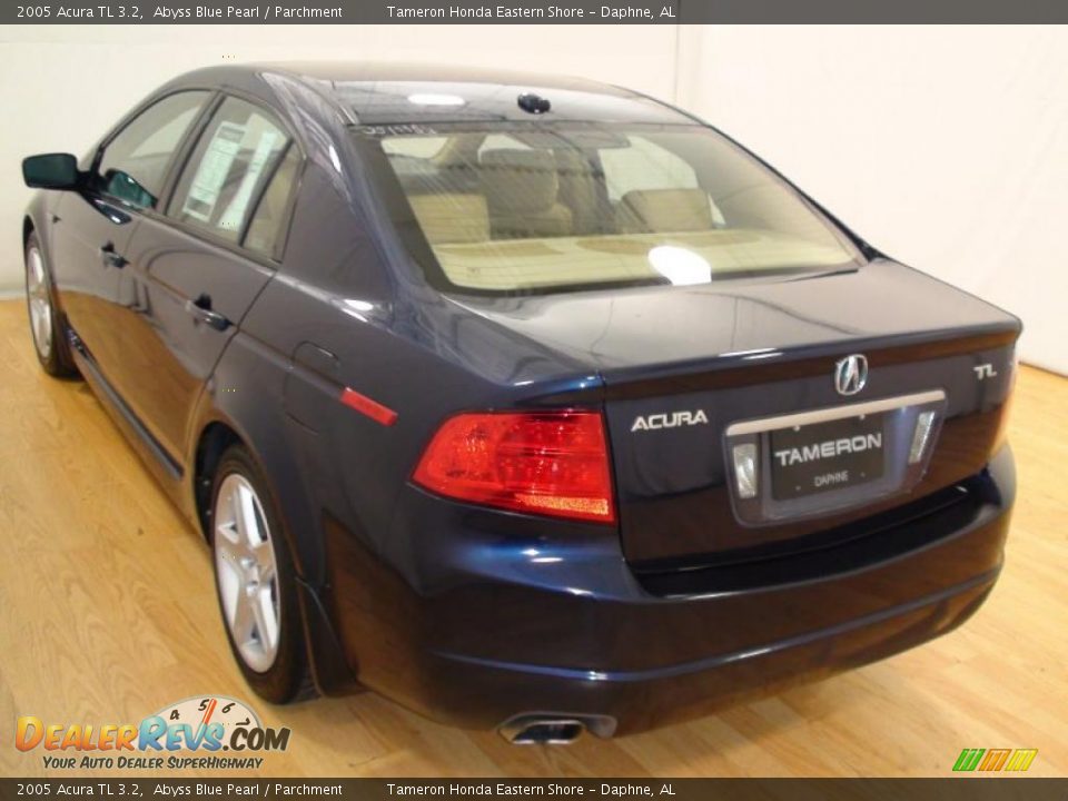 2005 Acura TL 3.2 Abyss Blue Pearl / Parchment Photo #10