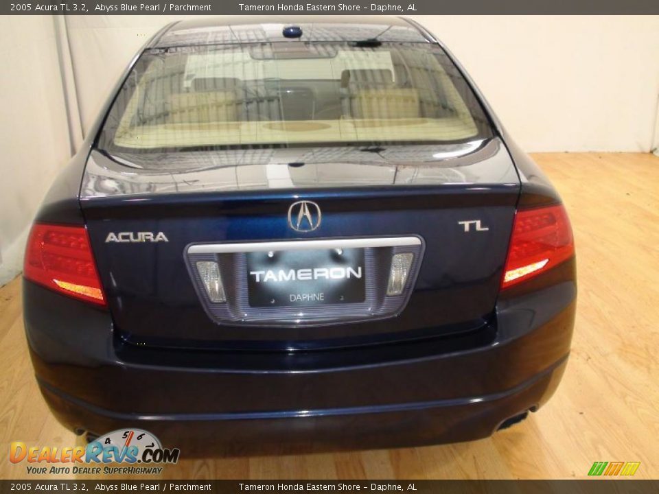 2005 Acura TL 3.2 Abyss Blue Pearl / Parchment Photo #11