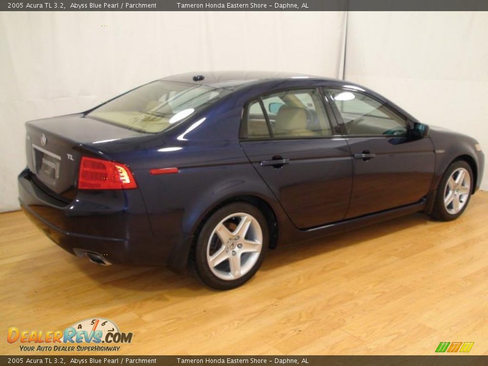 2005 Acura TL 3.2 Abyss Blue Pearl / Parchment Photo #12