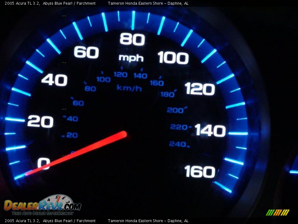 2005 Acura TL 3.2 Abyss Blue Pearl / Parchment Photo #21