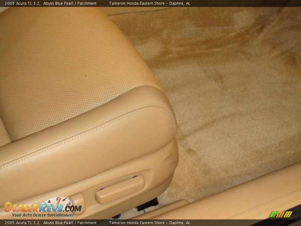 2005 Acura TL 3.2 Abyss Blue Pearl / Parchment Photo #31