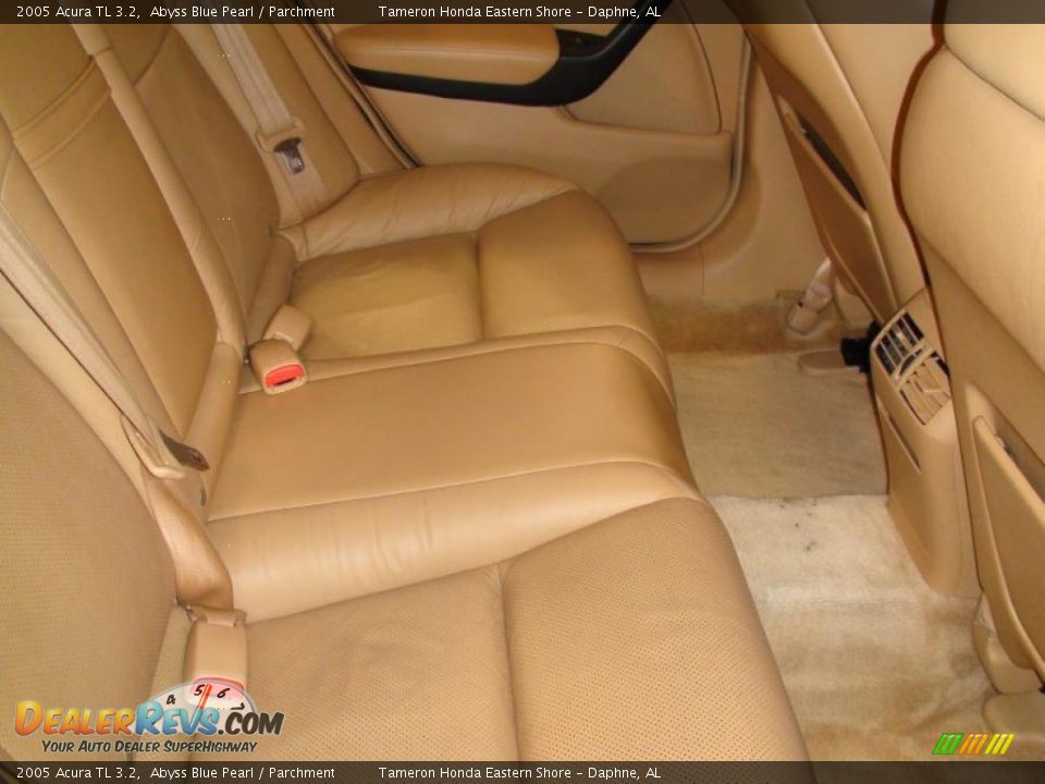 2005 Acura TL 3.2 Abyss Blue Pearl / Parchment Photo #34