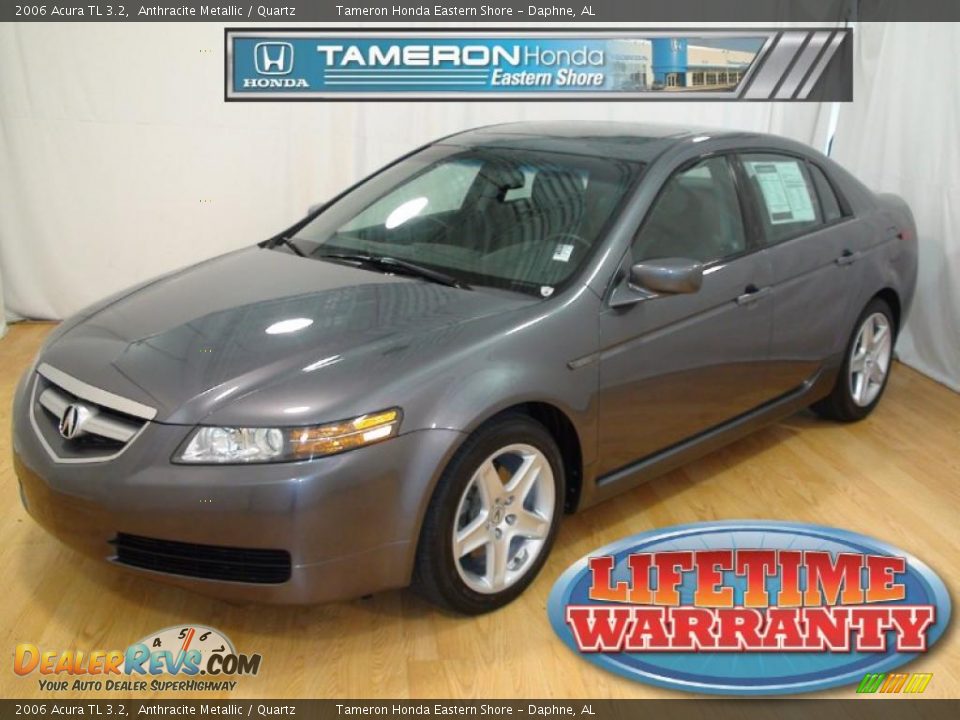 2006 Acura TL 3.2 Anthracite Metallic / Quartz Photo #1