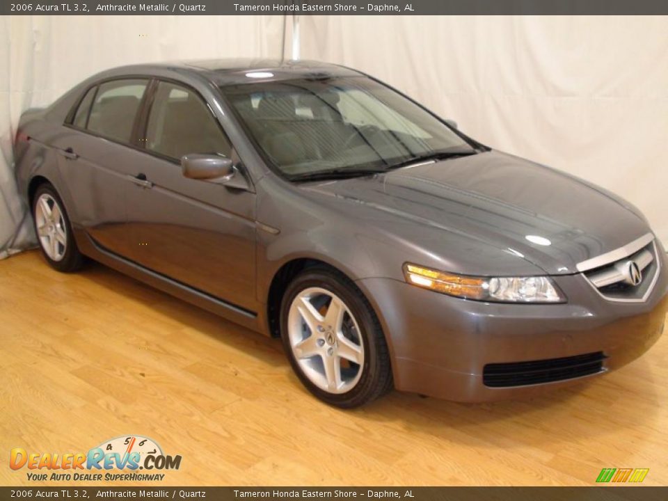 2006 Acura TL 3.2 Anthracite Metallic / Quartz Photo #2