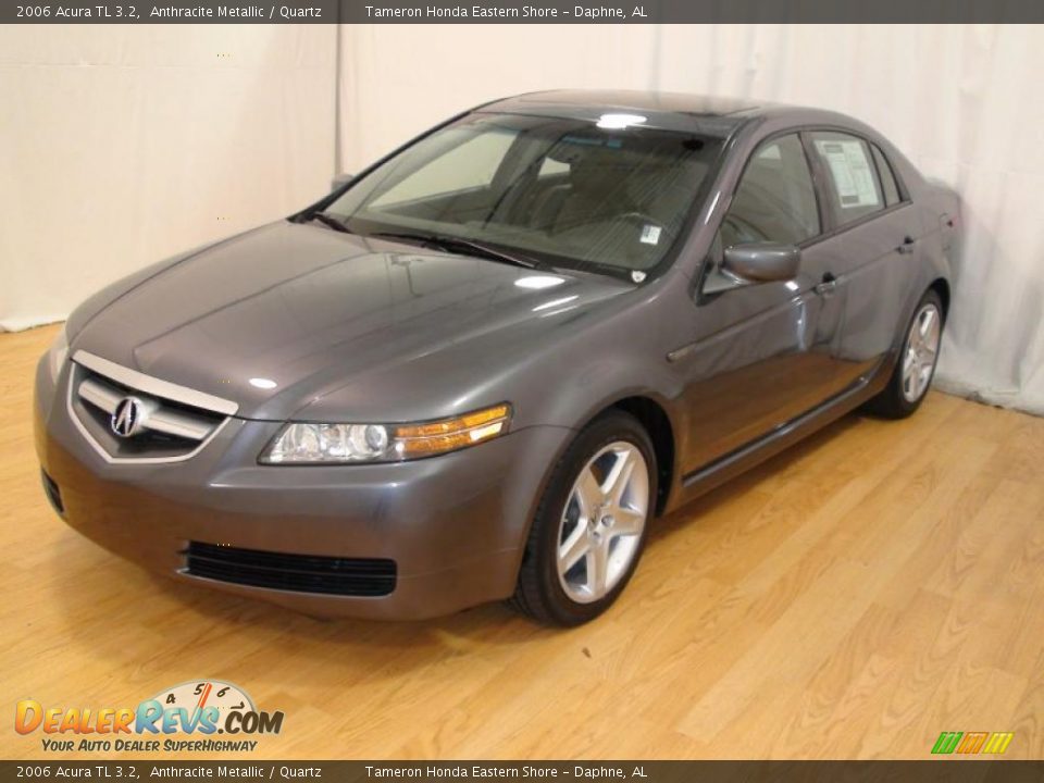 2006 Acura TL 3.2 Anthracite Metallic / Quartz Photo #6