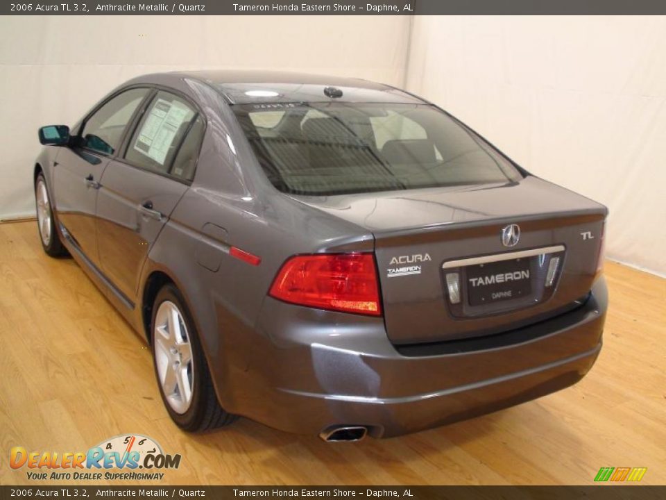 2006 Acura TL 3.2 Anthracite Metallic / Quartz Photo #8