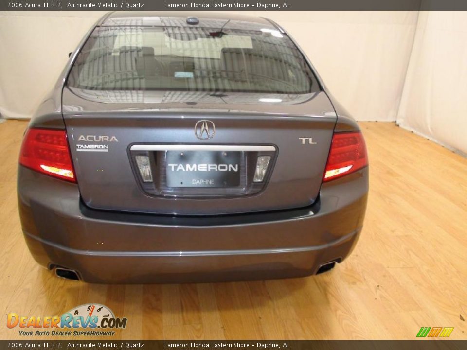 2006 Acura TL 3.2 Anthracite Metallic / Quartz Photo #9