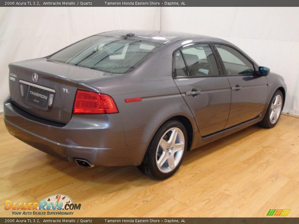 2006 Acura TL 3.2 Anthracite Metallic / Quartz Photo #10