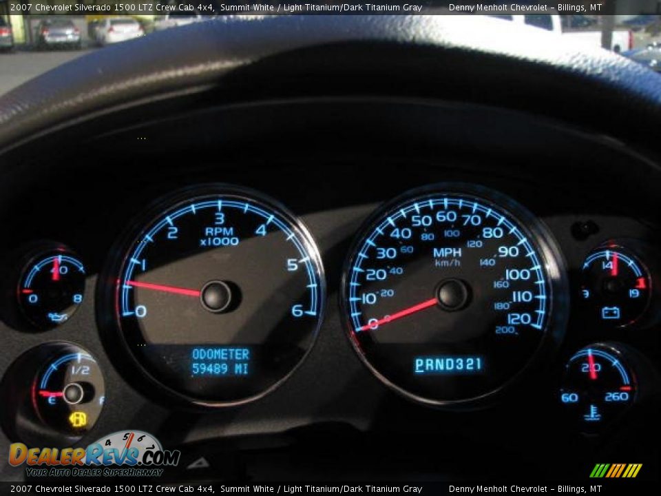 2007 Chevrolet Silverado 1500 LTZ Crew Cab 4x4 Summit White / Light Titanium/Dark Titanium Gray Photo #17