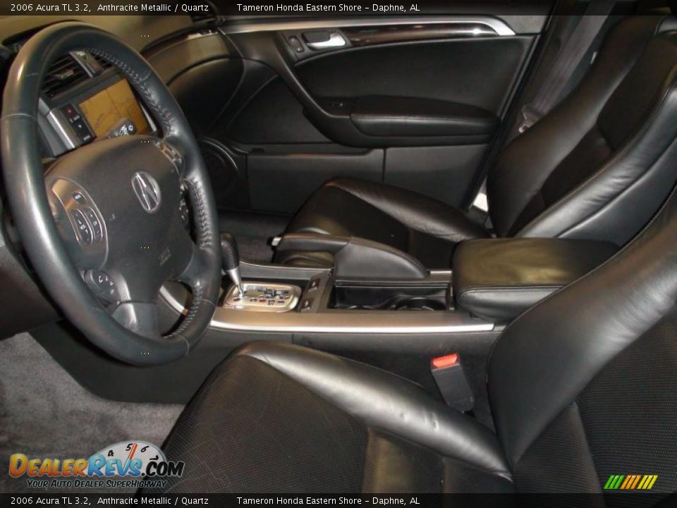2006 Acura TL 3.2 Anthracite Metallic / Quartz Photo #12