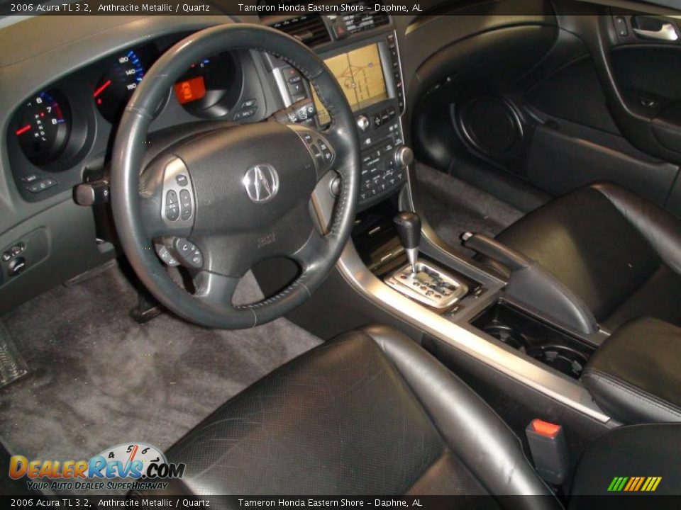 2006 Acura TL 3.2 Anthracite Metallic / Quartz Photo #13