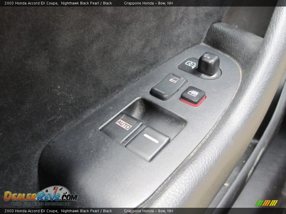 2003 Honda Accord EX Coupe Nighthawk Black Pearl / Black Photo #10