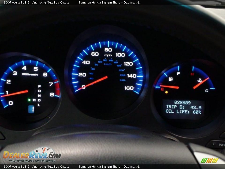 2006 Acura TL 3.2 Anthracite Metallic / Quartz Photo #17