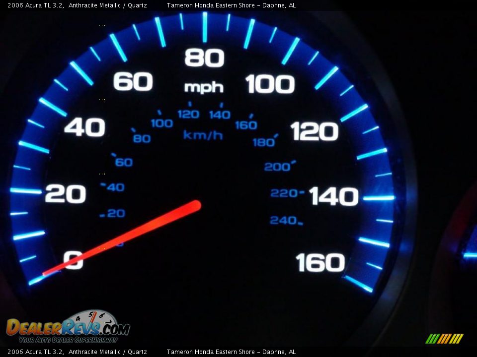 2006 Acura TL 3.2 Anthracite Metallic / Quartz Photo #18