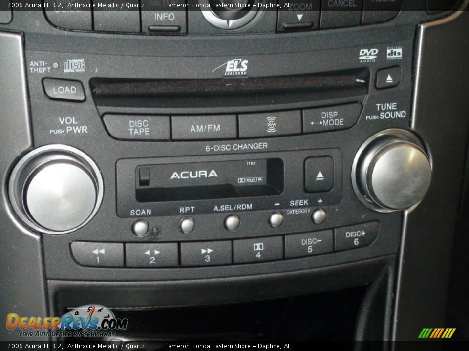 2006 Acura TL 3.2 Anthracite Metallic / Quartz Photo #22
