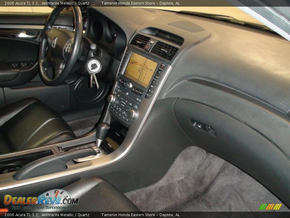 2006 Acura TL 3.2 Anthracite Metallic / Quartz Photo #27