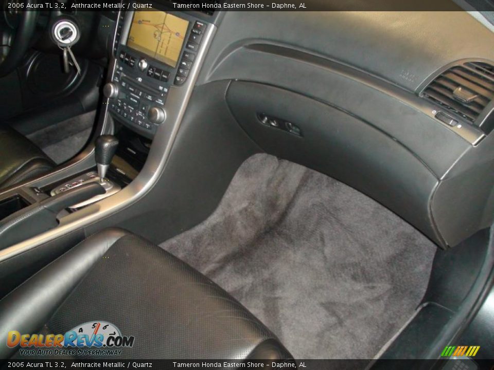 2006 Acura TL 3.2 Anthracite Metallic / Quartz Photo #28
