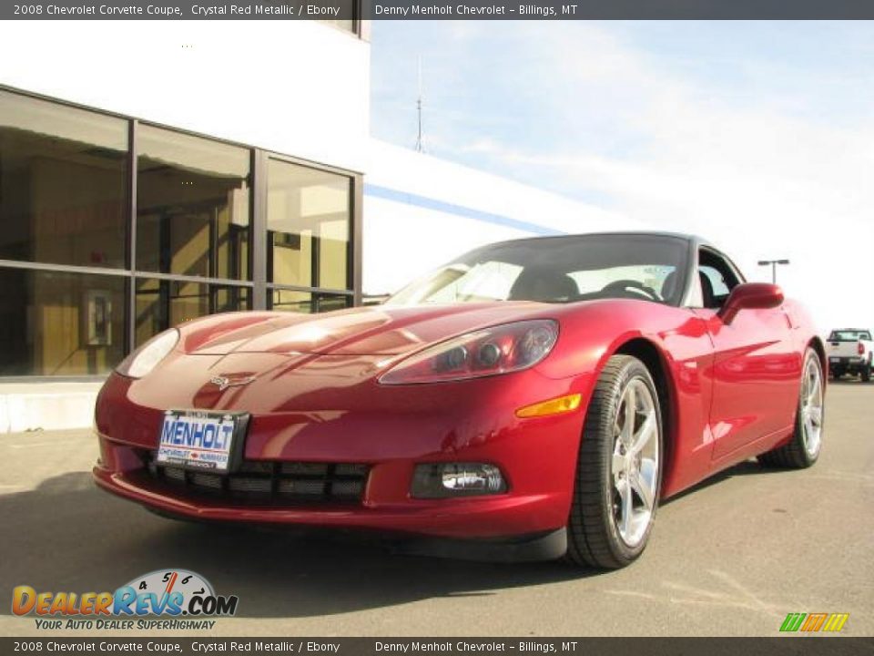 2008 Chevrolet Corvette Coupe Crystal Red Metallic / Ebony Photo #2