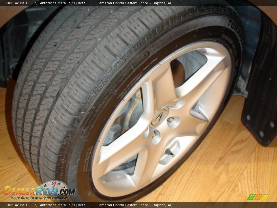 2006 Acura TL 3.2 Anthracite Metallic / Quartz Photo #36