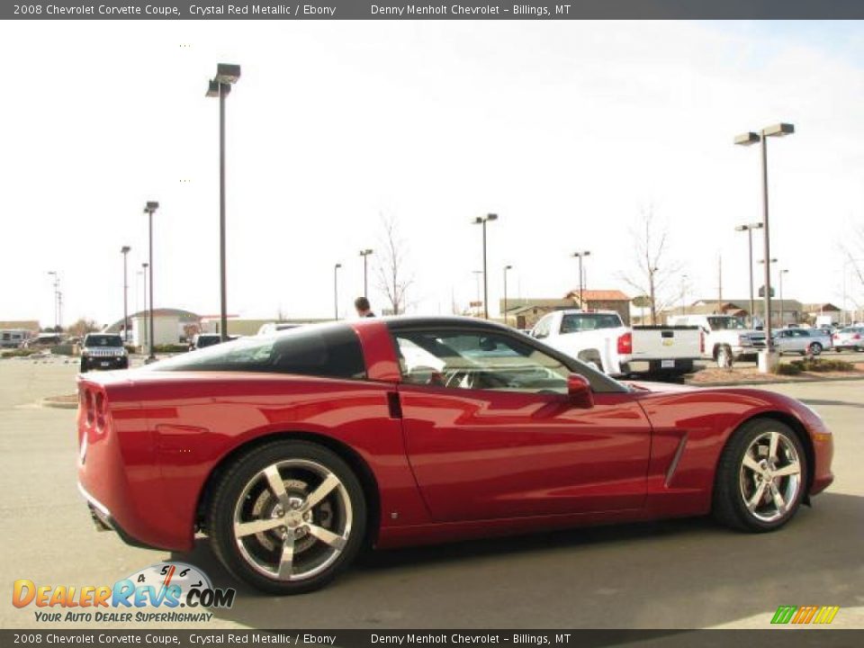 2008 Chevrolet Corvette Coupe Crystal Red Metallic / Ebony Photo #6