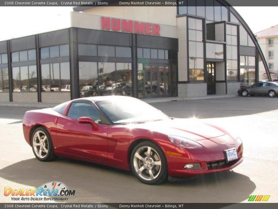 2008 Chevrolet Corvette Coupe Crystal Red Metallic / Ebony Photo #7