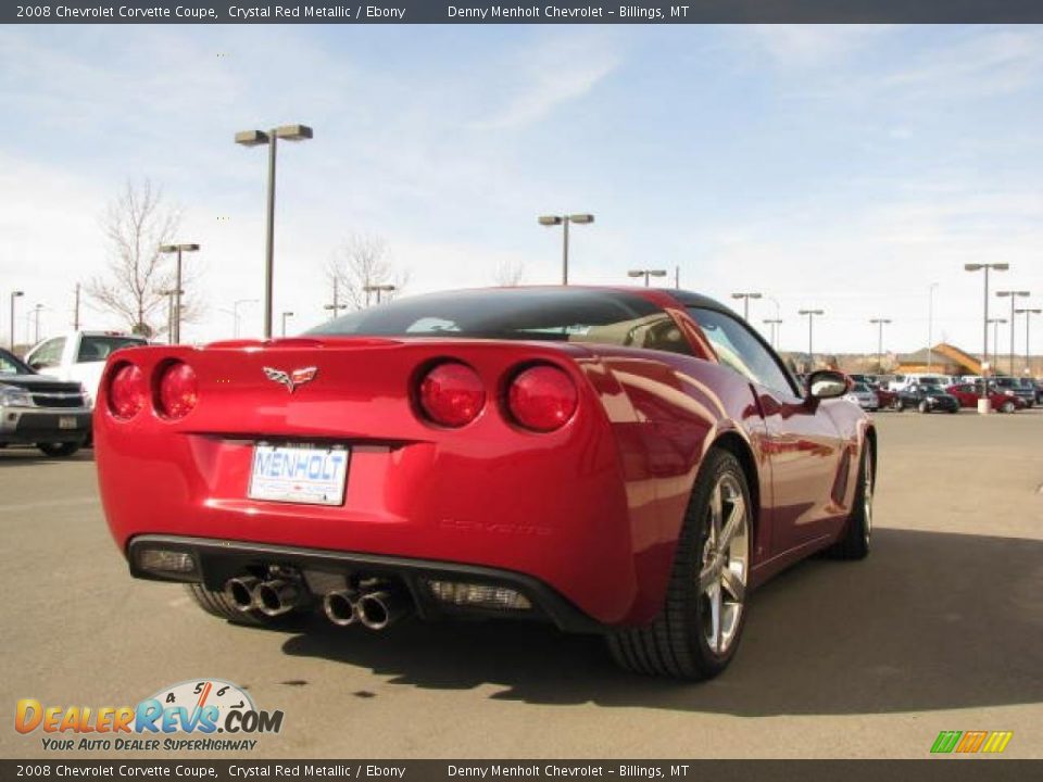 2008 Chevrolet Corvette Coupe Crystal Red Metallic / Ebony Photo #8