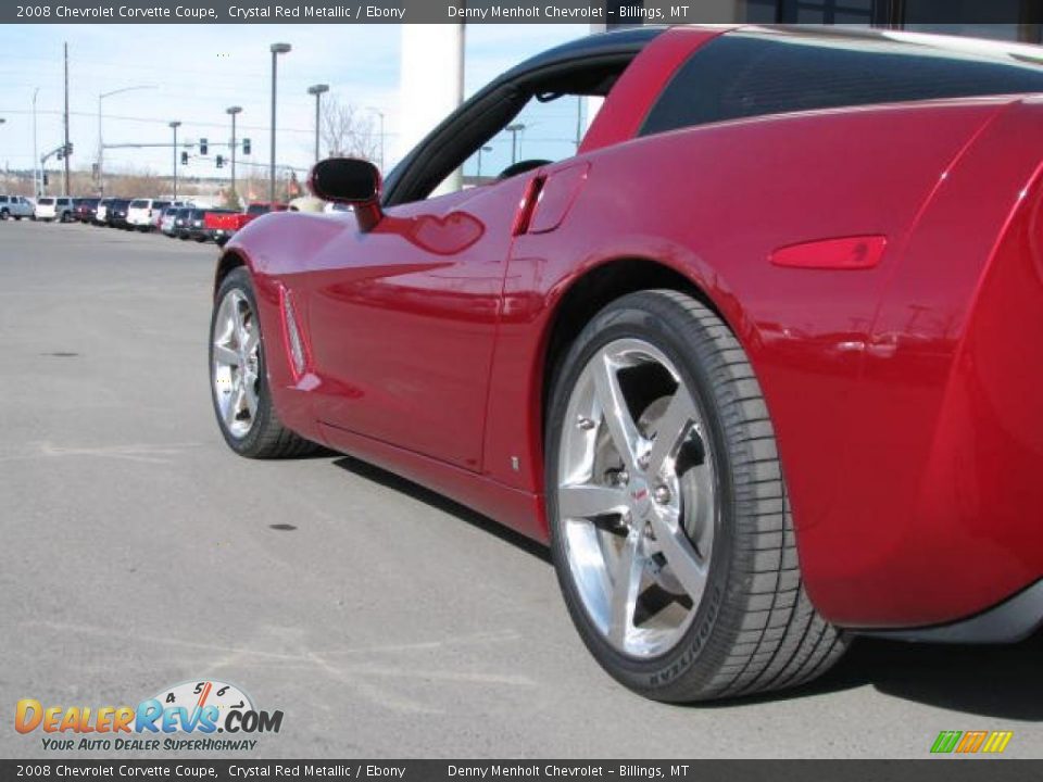 2008 Chevrolet Corvette Coupe Crystal Red Metallic / Ebony Photo #9