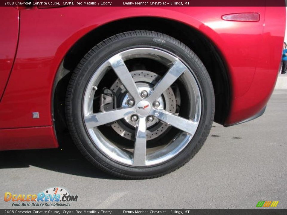2008 Chevrolet Corvette Coupe Crystal Red Metallic / Ebony Photo #10