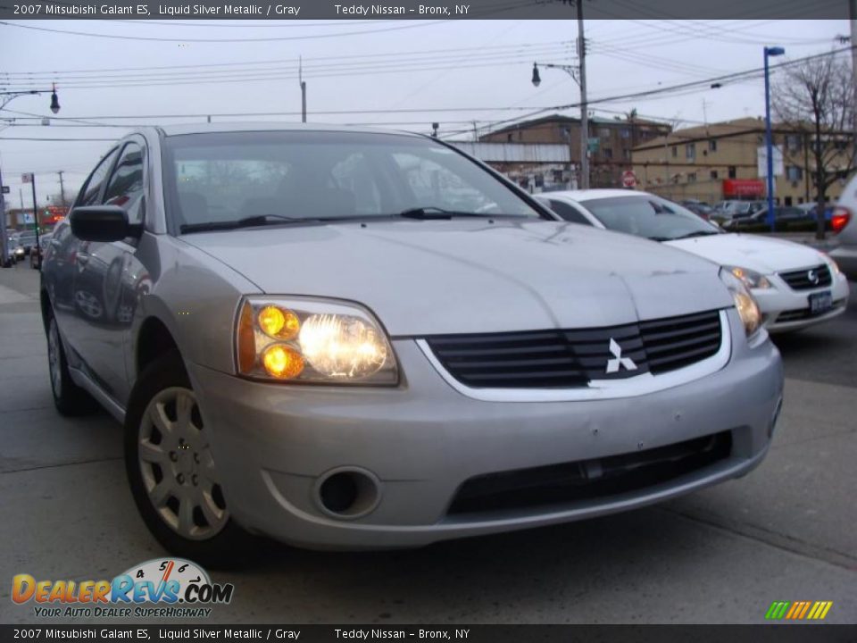 2007 Mitsubishi Galant ES Liquid Silver Metallic / Gray Photo #1