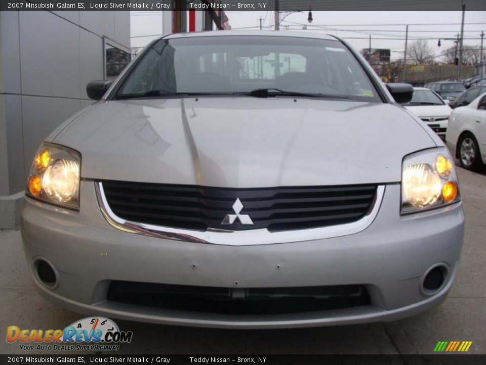 2007 Mitsubishi Galant ES Liquid Silver Metallic / Gray Photo #2