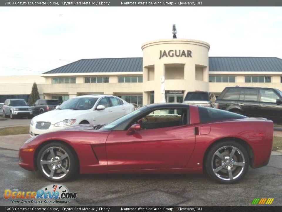2008 Chevrolet Corvette Coupe Crystal Red Metallic / Ebony Photo #2