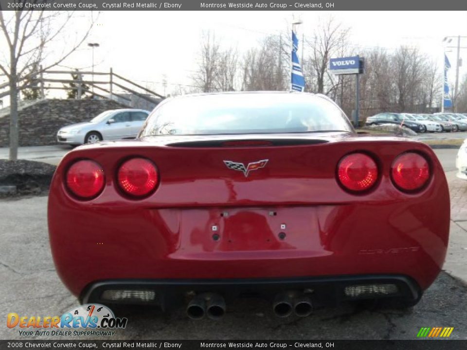 2008 Chevrolet Corvette Coupe Crystal Red Metallic / Ebony Photo #4