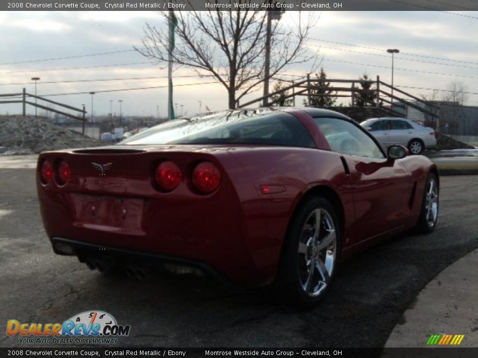 2008 Chevrolet Corvette Coupe Crystal Red Metallic / Ebony Photo #5