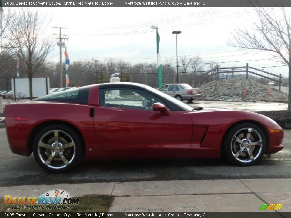 2008 Chevrolet Corvette Coupe Crystal Red Metallic / Ebony Photo #6