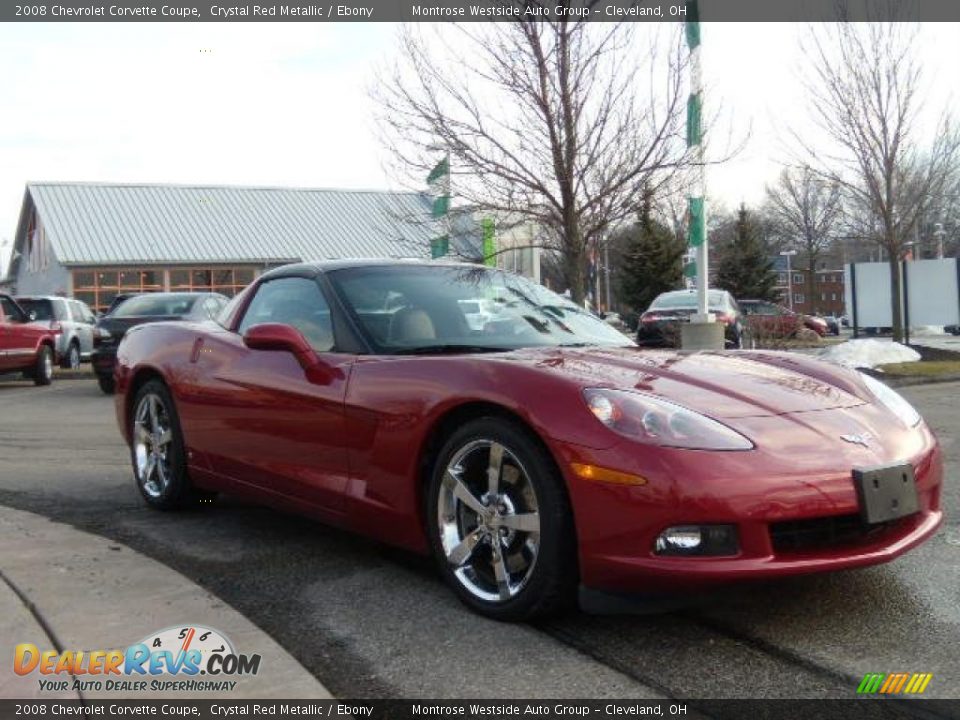 2008 Chevrolet Corvette Coupe Crystal Red Metallic / Ebony Photo #7