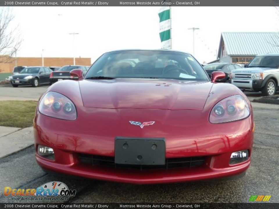 2008 Chevrolet Corvette Coupe Crystal Red Metallic / Ebony Photo #8